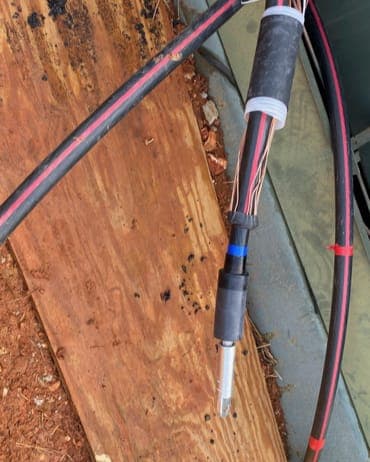 Primary underground cable termination